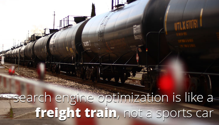 Search is like a train